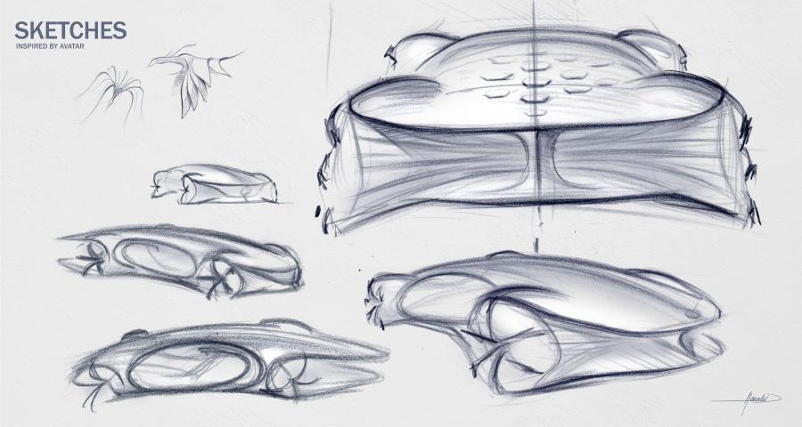 Эскиз Mercedes-Benz VISION AVTR 2020 года  (фото 46 из 64)